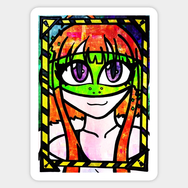 Mask of Oracle Sticker by ScribbleSketchScoo